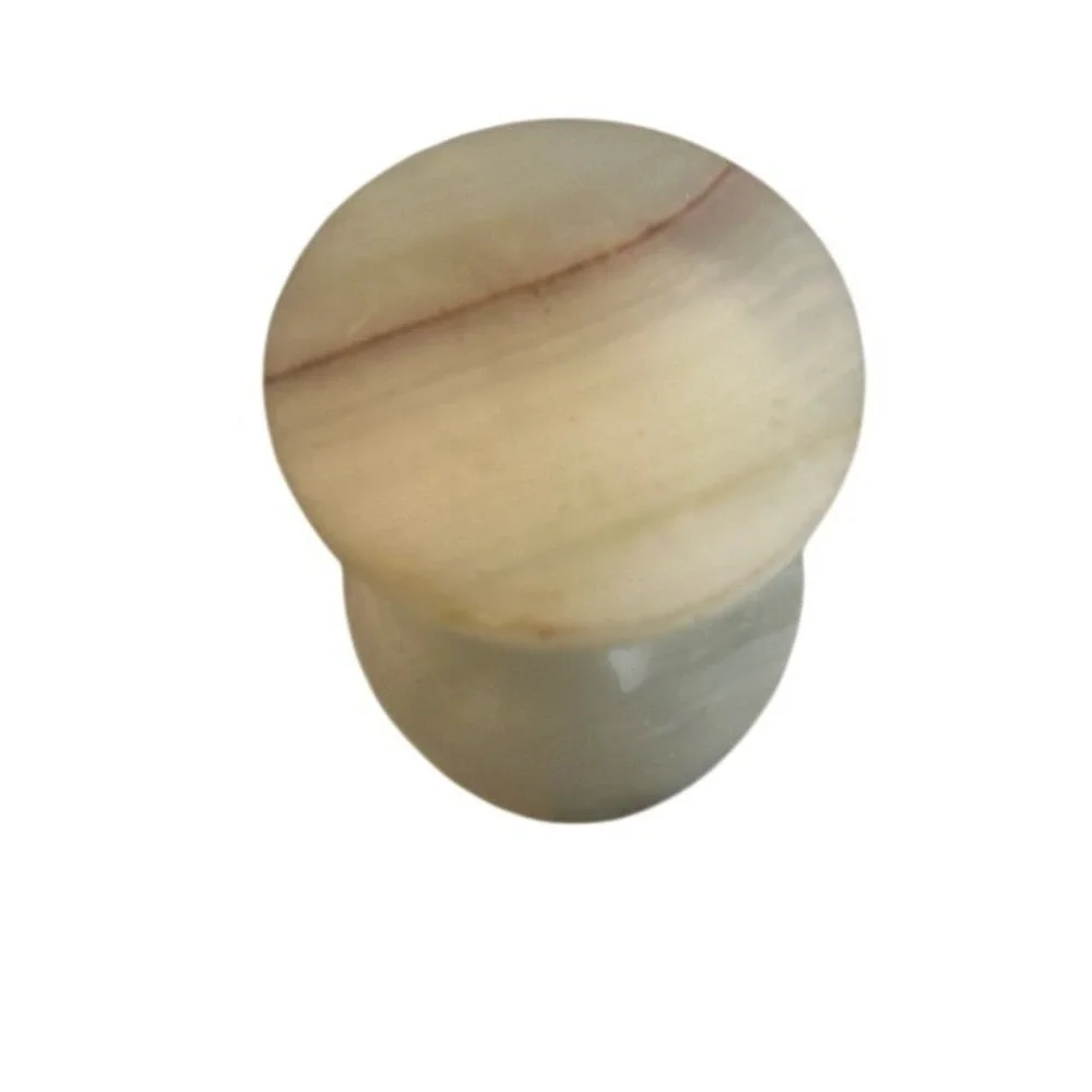 Vintage carved banded‎ onyx Goblet .